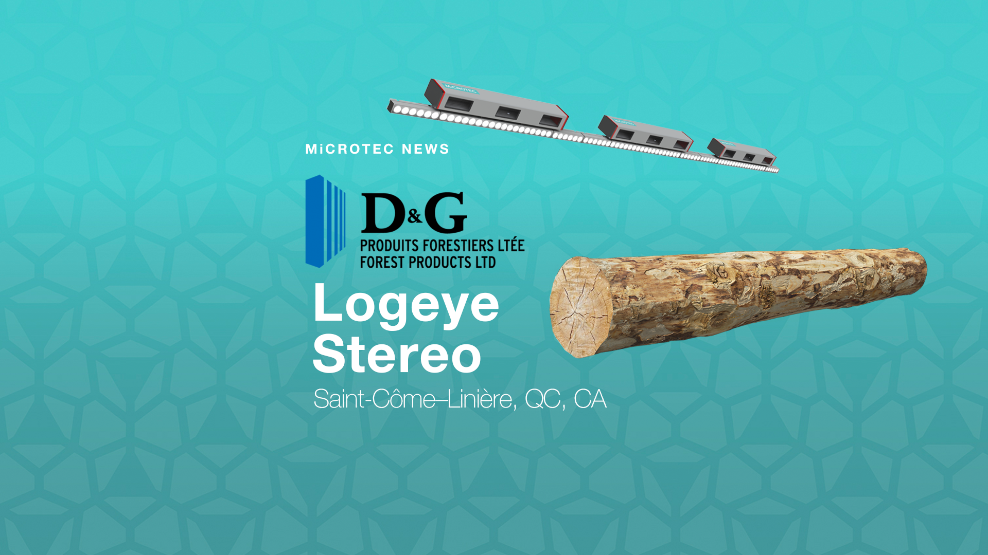 D&G Forest Products to Install First MiCROTEC Logeye Stereo in Quebec